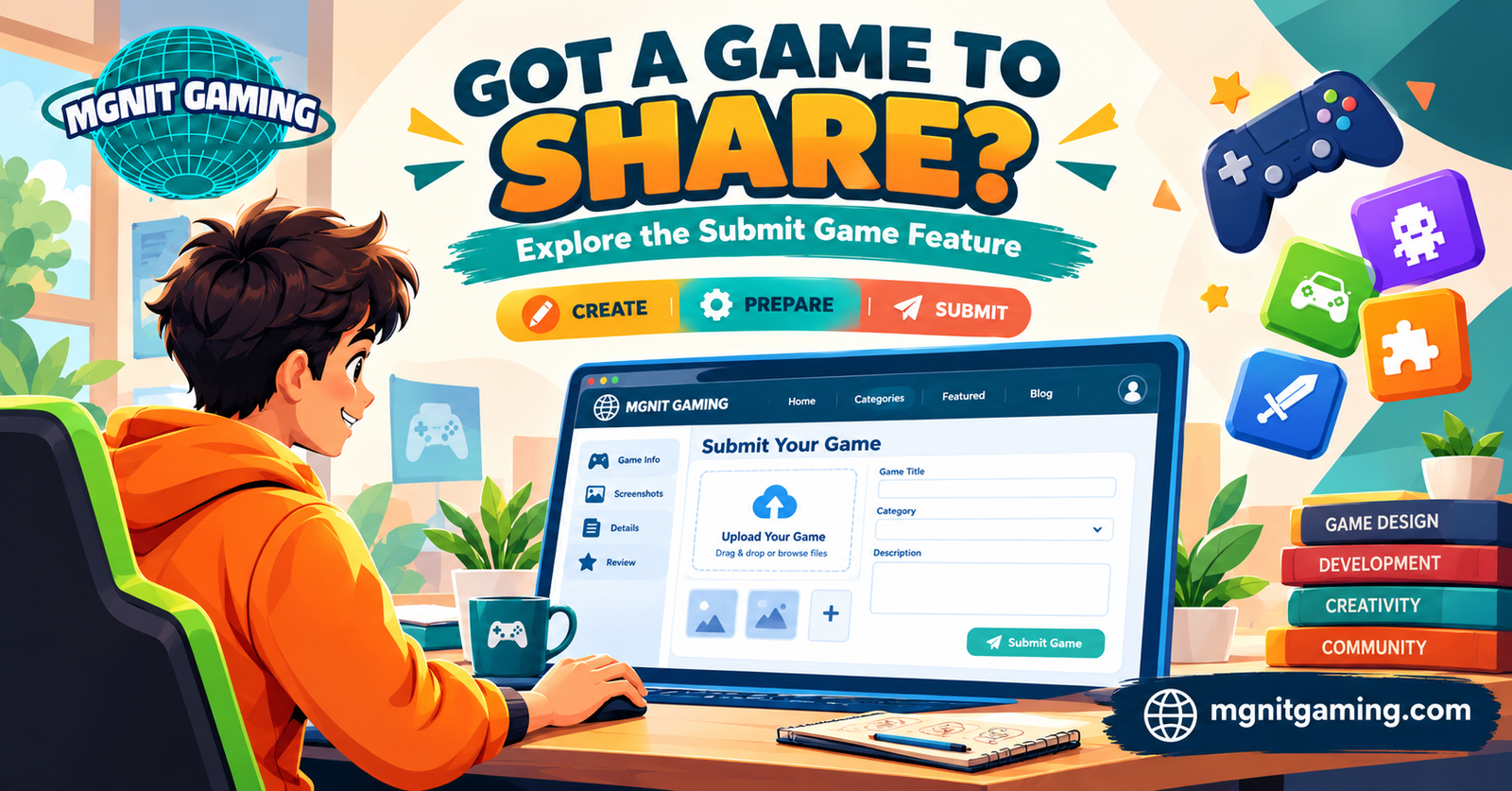 Got a Game to Share? Explore the Submit Game Feature on MGNIT Gaming